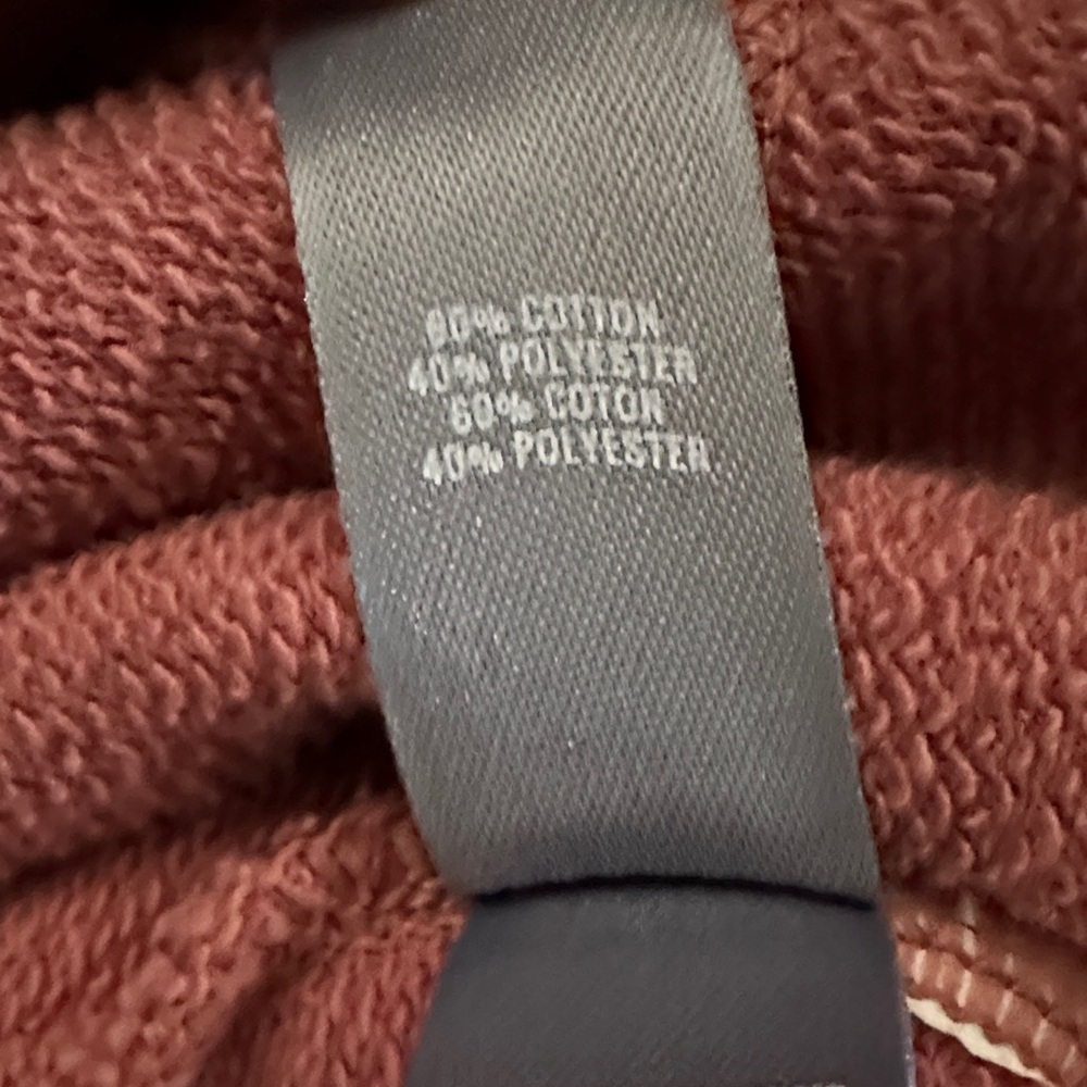 Aerie Soft Pink Knit Fabric Full Zip Hooded Sweatshirt Large - Picture 8 of 8